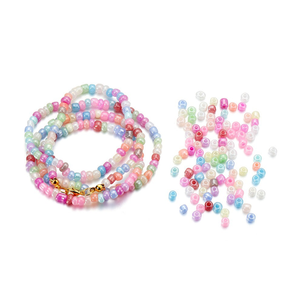 Mayorista de 300 piezas/paquete de 4 mm Macaron Glass Rice Beads
